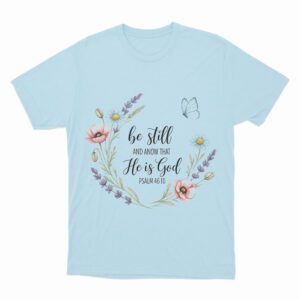 Home tshirt be still chambray